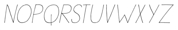 Sleepy Time Italic Font LOWERCASE