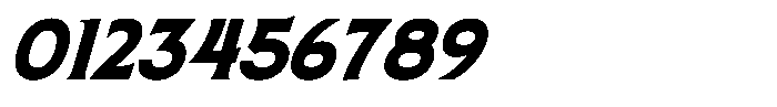 SLTF Arcilla Black Italic Font OTHER CHARS