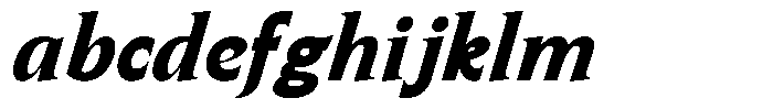 SLTF Arcilla Black Italic FONT