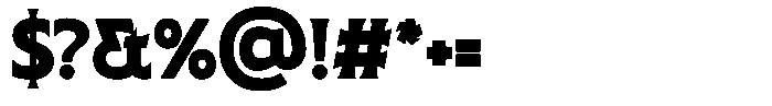 SLTF Arcilla Black Font OTHER CHARS