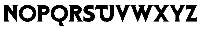 SLTF Arcilla Black Font UPPERCASE
