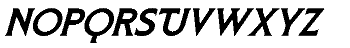 SLTF Arcilla Bold Italic Font UPPERCASE