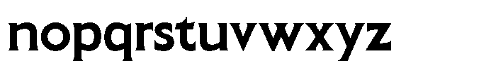 SLTF Arcilla Bold Font LOWERCASE