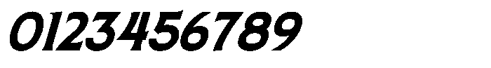 SLTF Arcilla Extra Bold Italic Font OTHER CHARS