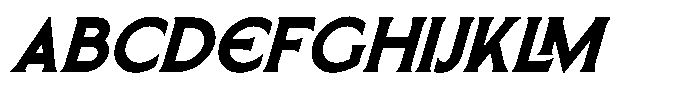 SLTF Arcilla Extra Bold Italic Font UPPERCASE