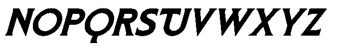 SLTF Arcilla Extra Bold Italic Font UPPERCASE