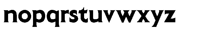 SLTF Arcilla Extra Bold Font LOWERCASE