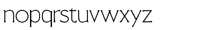 SLTF Arcilla Extra Light Font LOWERCASE