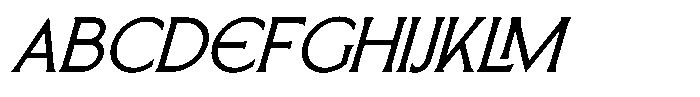 SLTF Arcilla Italic Font UPPERCASE