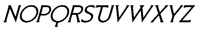 SLTF Arcilla Italic Font UPPERCASE
