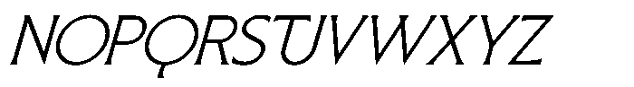SLTF Arcilla Light Italic Font UPPERCASE