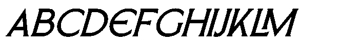 SLTF Arcilla Medium Italic Font UPPERCASE