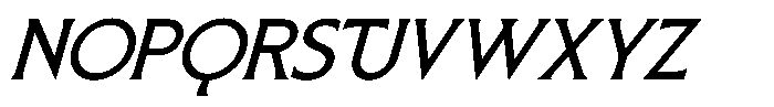 SLTF Arcilla Medium Italic Font UPPERCASE
