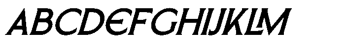 SLTF Arcilla Semi Bold Italic Font UPPERCASE