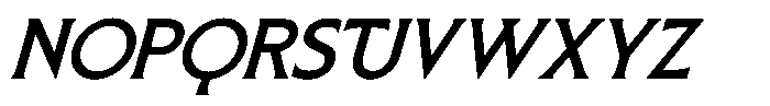 SLTF Arcilla Semi Bold Italic Font UPPERCASE