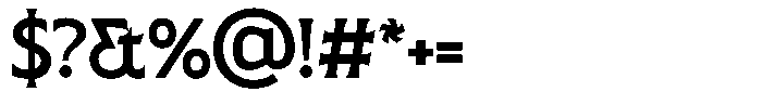 SLTF Arcilla Semi Bold Font OTHER CHARS
