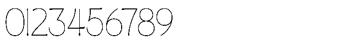 SLTF Arcilla Thin Font OTHER CHARS