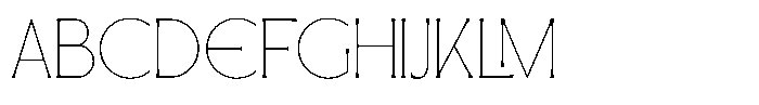 SLTF Arcilla Thin Font UPPERCASE