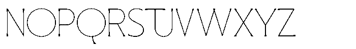 SLTF Arcilla Thin Font UPPERCASE