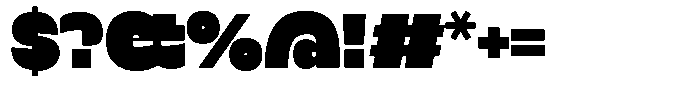 SLTF Curo Crisp Font OTHER CHARS
