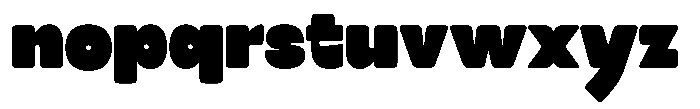 SLTF Curo Rounded Font LOWERCASE