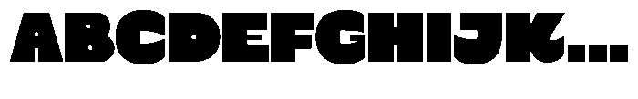 SLTF Curo Sharp Font UPPERCASE