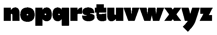 SLTF Curo Sharp Font LOWERCASE