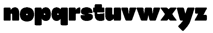 SLTF Curo Soft Font LOWERCASE