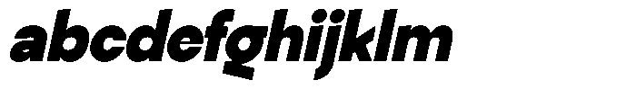SLTF La Villa Black Italic FONT