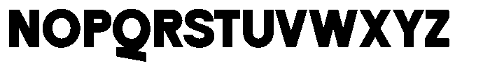 SLTF La Villa Black Font UPPERCASE