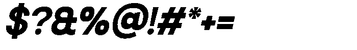 SLTF La Villa Bold Italic Font OTHER CHARS