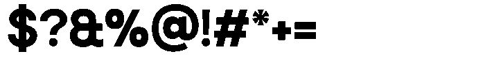 SLTF La Villa Bold Font OTHER CHARS