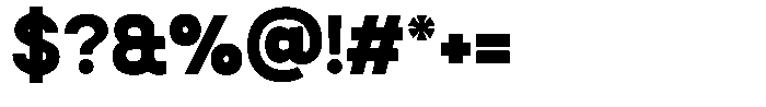 SLTF La Villa Extra Bold Font OTHER CHARS