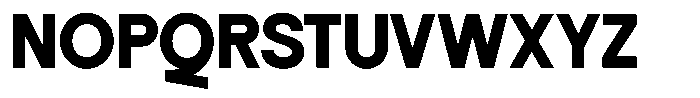 SLTF La Villa Extra Bold Font UPPERCASE