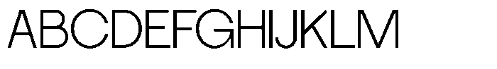 SLTF La Villa Light Font UPPERCASE