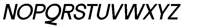 SLTF La Villa Medium Italic Font UPPERCASE