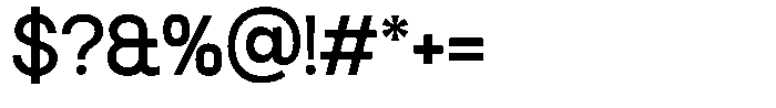 SLTF La Villa Medium Font OTHER CHARS