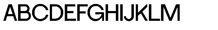 SLTF La Villa Medium Font UPPERCASE