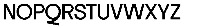 SLTF La Villa Medium Font UPPERCASE