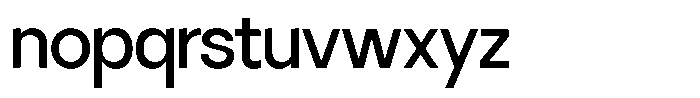SLTF La Villa Medium Font LOWERCASE