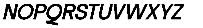 SLTF La Villa Semi Bold Italic Font UPPERCASE