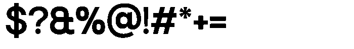SLTF La Villa Semi Bold Font OTHER CHARS