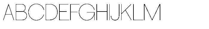 SLTF La Villa Thin Font UPPERCASE