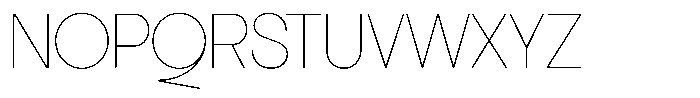 SLTF La Villa Thin Font UPPERCASE