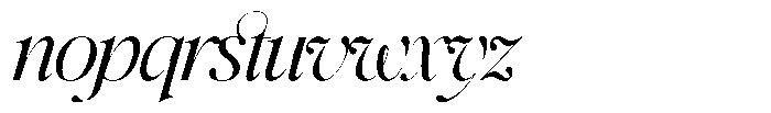 SLTF Netsera Italic Font LOWERCASE