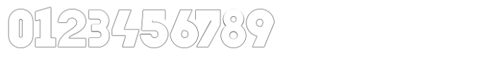 SLTF Skybury Round Outline Font OTHER CHARS