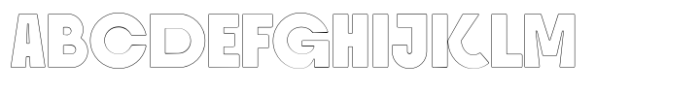 SLTF Skybury Round Outline Font
