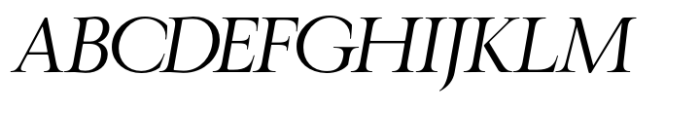 SLTF The Roman Edition Italic Font UPPERCASE