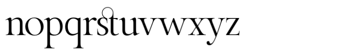 SLTF The Roman Edition Regular Font LOWERCASE
