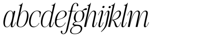 SLTF The Silver Extra Light Italic FONT